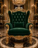Elegant Boucle Occasional Chair (Set of 4) — Front | TheStarWorld
