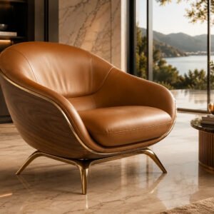 Modern Curved Lounge Chair (Set of 4) — Front | TheStarWorld