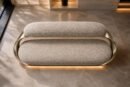 Premium Wood Shelf Armrest Sofa — Front | TheStarWorld