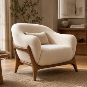 Premium Leather Armchair (Set of 4) — Front | TheStarWorld