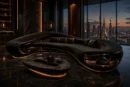 Vintage Dark Penthouse Sofa - Front View | TheStarWorld Luxury Sofa