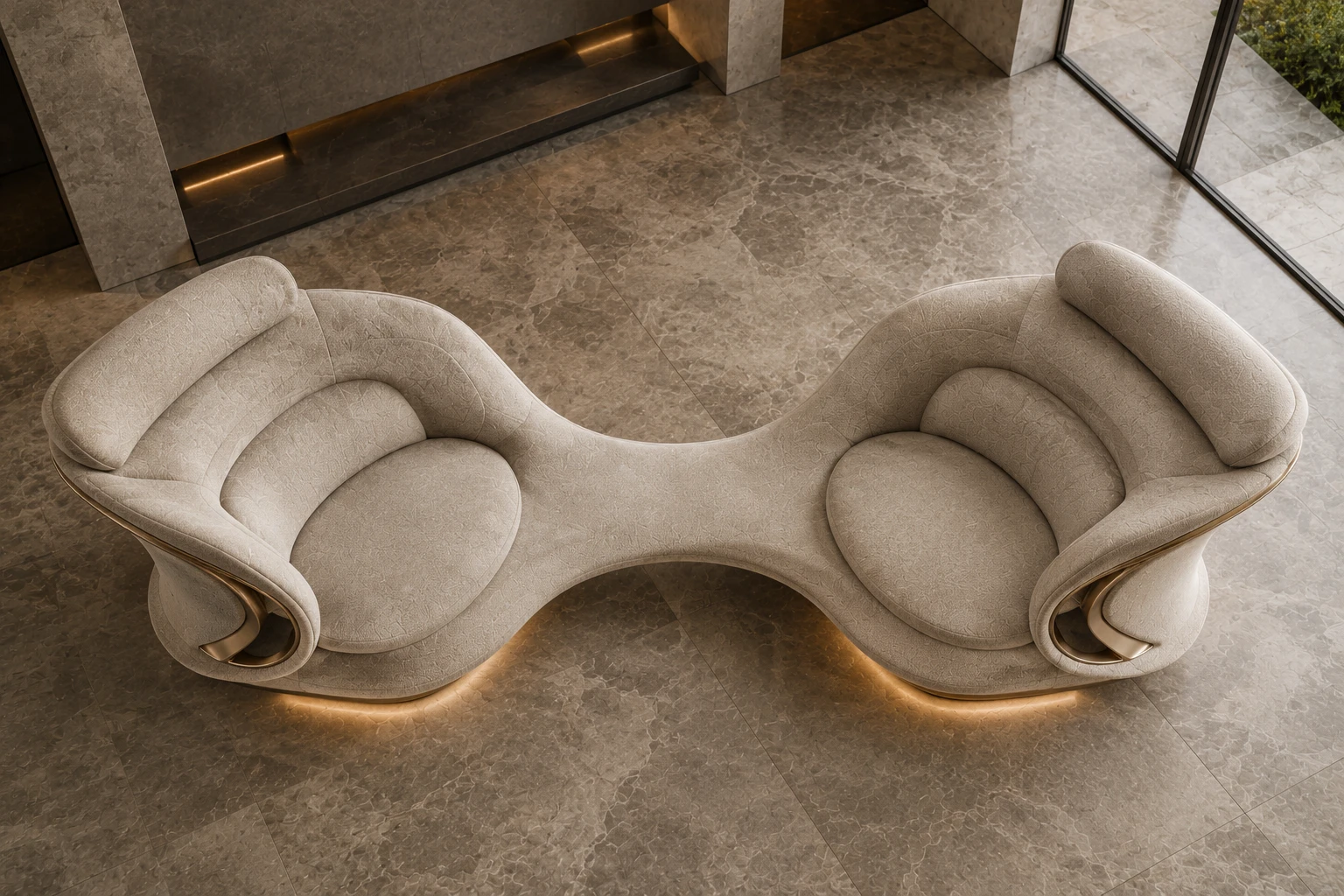 Classic Royal Curved Sectional â Side Profile | TheStarWorld