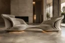 Classic Royal Curved Sectional — Front View | TheStarWorld