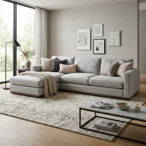 Celestial Modern Edge Sofa - Front View | TheStarWorld Luxury Sofa