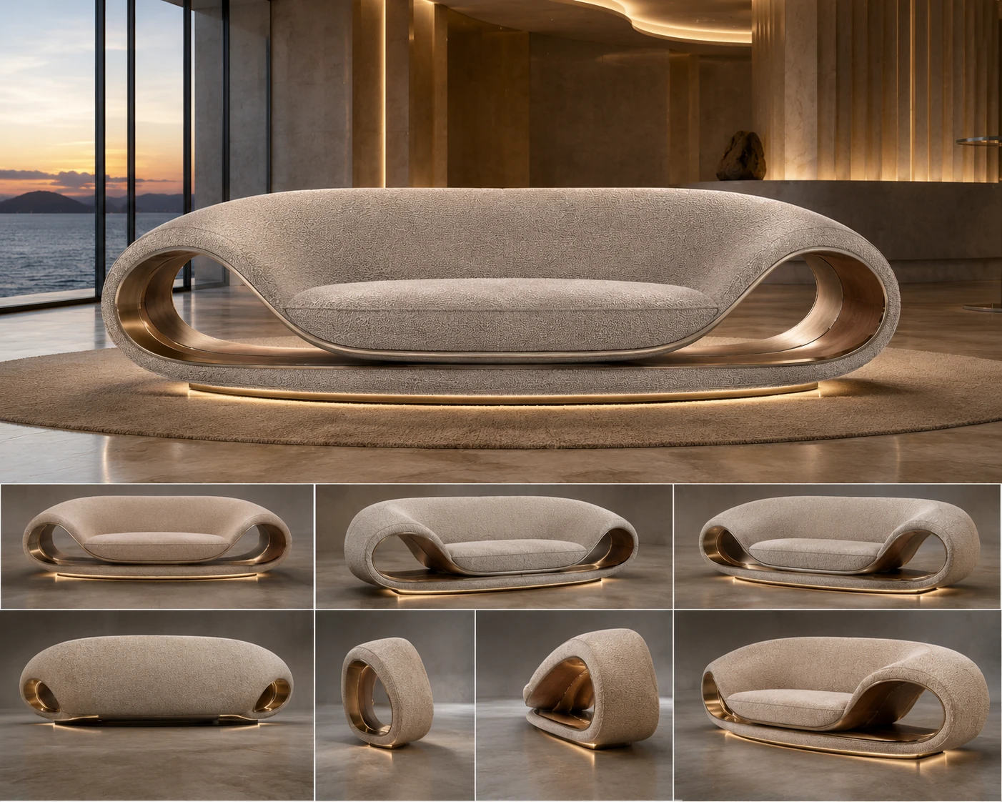 Grand Royal Blue Velvet Sofa â Angled View | TheStarWorld