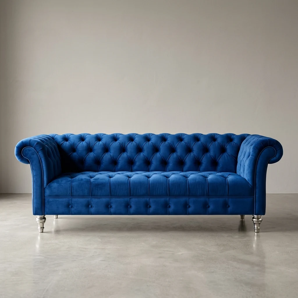 Elite Royal Sapphire Sofa - Rear View | TheStarWorld Luxury Sofa