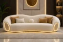 Urban Glowing 3-Seater Sofa - Front View | TheStarWorld Luxury Sofa