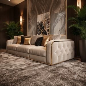 Luxury Charcoal Grey Sectional