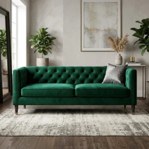 Majestic Velvet Cloud Sofa - Front View | TheStarWorld Luxury Sofa