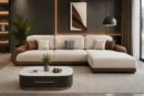 Royal L-Shape Sectional Sofa - Front View | TheStarWorld Luxury Sofa