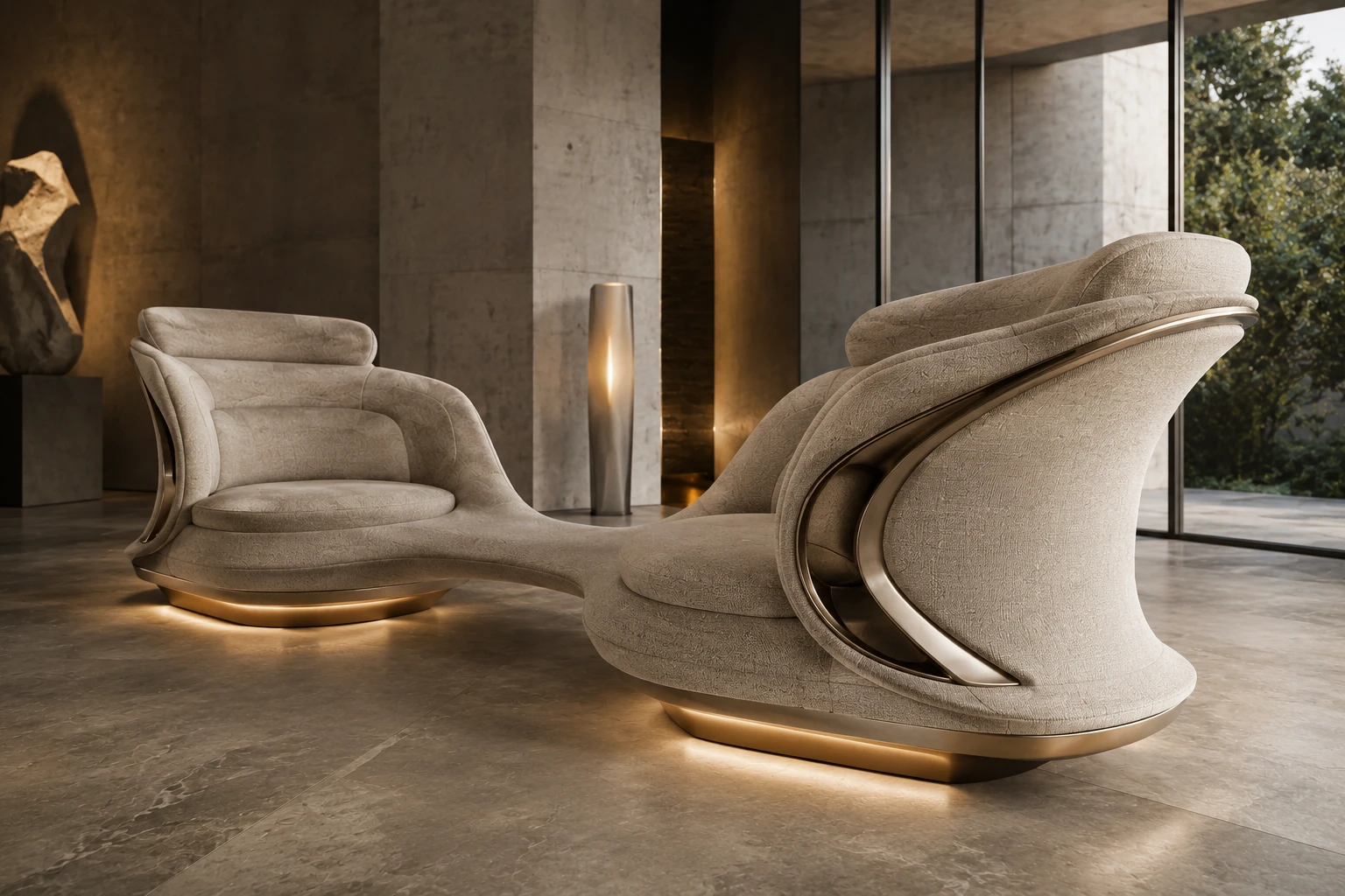 Classic Royal Curved Sectional â Angled View | TheStarWorld