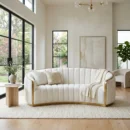 Vintage Ethereal Minimalist Sofa - Front View | TheStarWorld Luxury Sofa