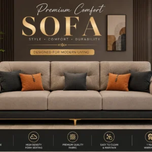 Majestic Premium Sectional Sofa - Front View | TheStarWorld Luxury Sofa