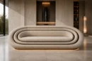 Classic Emerald Green Sofa — Front View | TheStarWorld